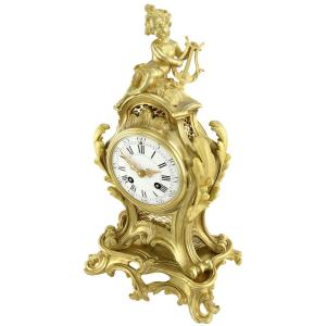 19th-century Louis XV Cartel Clock