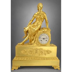 Pendule mythologique « Eurydice et le serpent » Horloger : Cailly 1840