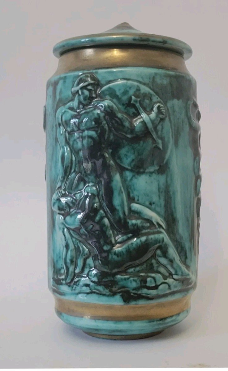  Jean Mayodon Sèvres  1954  Vase /pot à  Pharmacie 