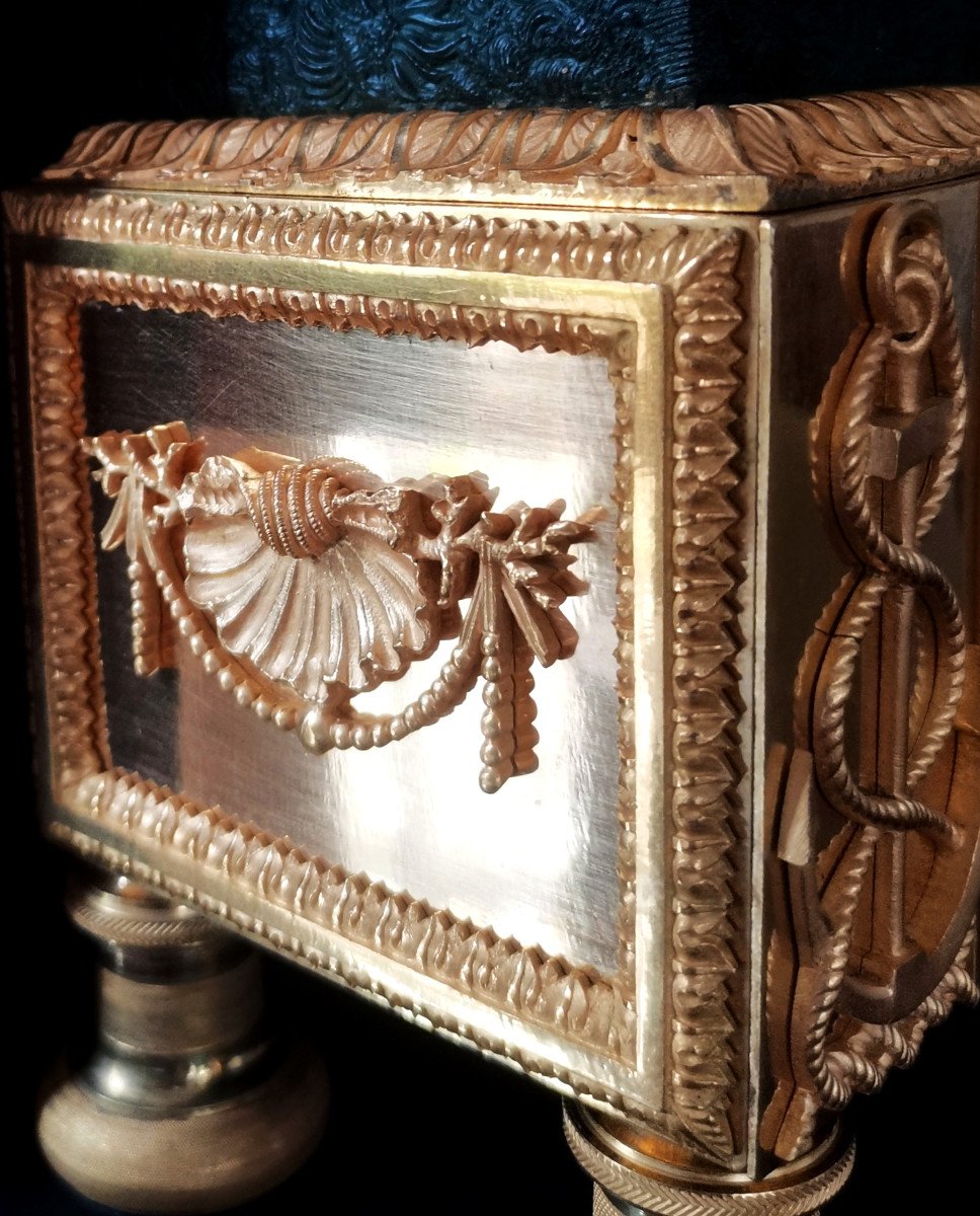 Pendule Début XIXème " La Mer Nourricière"ou l'Espérance Nourissant l'Amour" Modèle De Reiche-photo-2