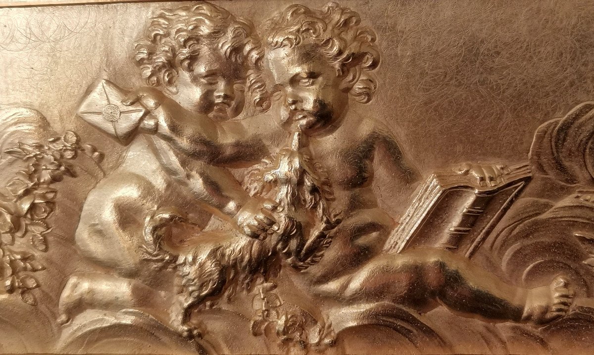 Pendule Début XIXème " La Mer Nourricière"ou l'Espérance Nourissant l'Amour" Modèle De Reiche-photo-3