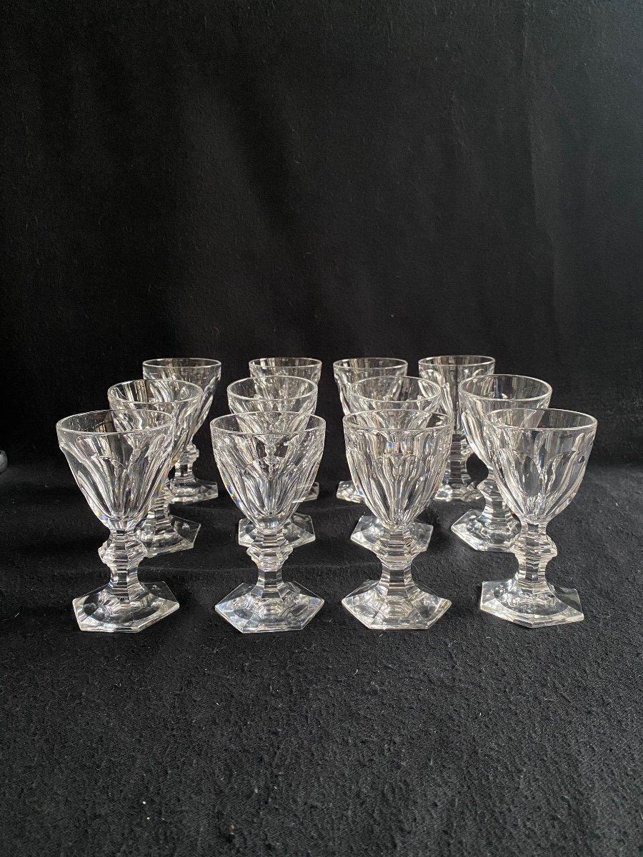 Baccarat   Service De 45  Verres Modèle Harcourt-photo-4