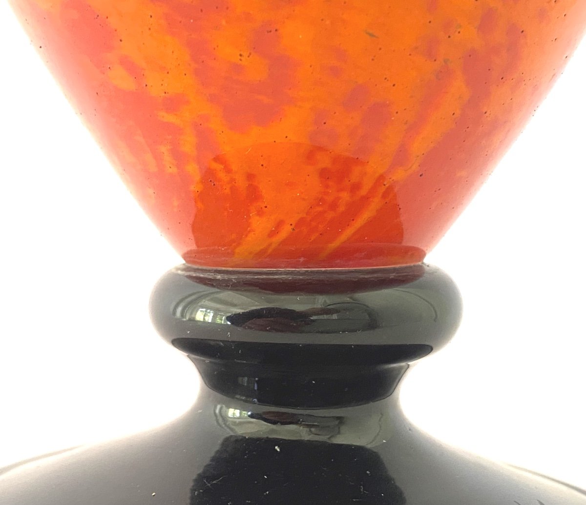 Schneider  : Extremely Rare Art Deco Vase With   Plaques  Circa1924-1927-photo-2