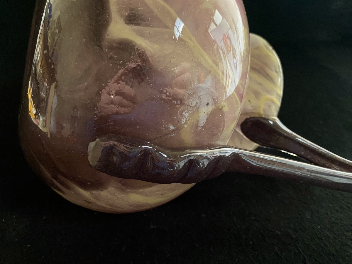 Schneider Charles : Large Vase Série "marbré"  Art Déco 1922 1924 -photo-2