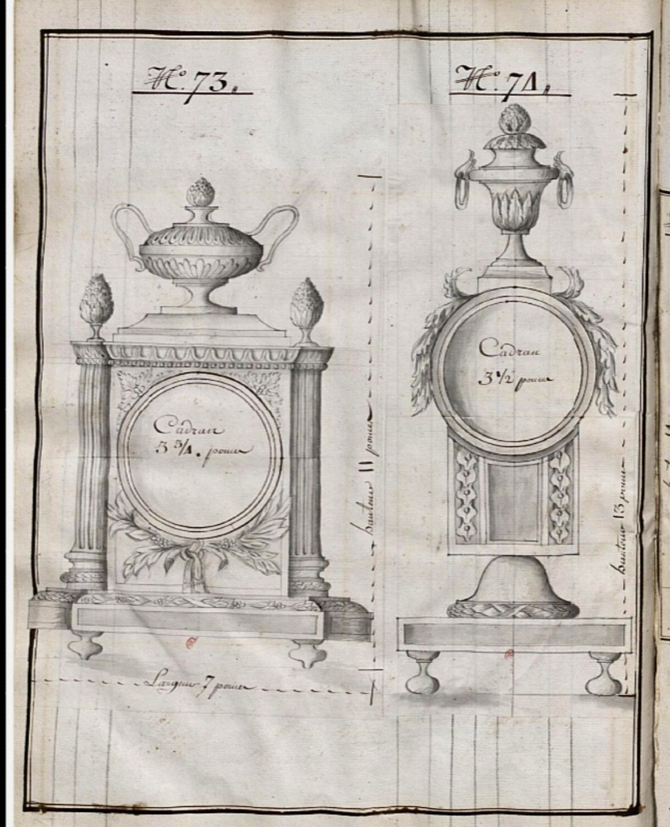 pendule transportable en bronze doré époque Louis XVI attribuée à R. Osmond-photo-7