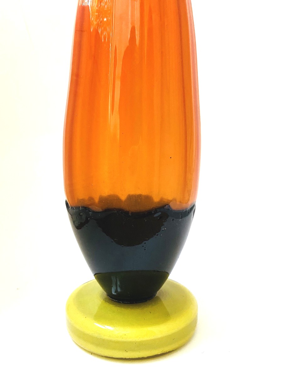 Schneider Charles :  vase série "Filetés" vers 1925-photo-2