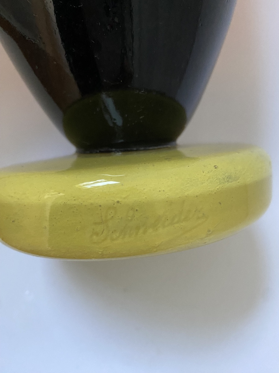 Schneider Charles: "filletés" Series Vase Circa 1925-photo-4