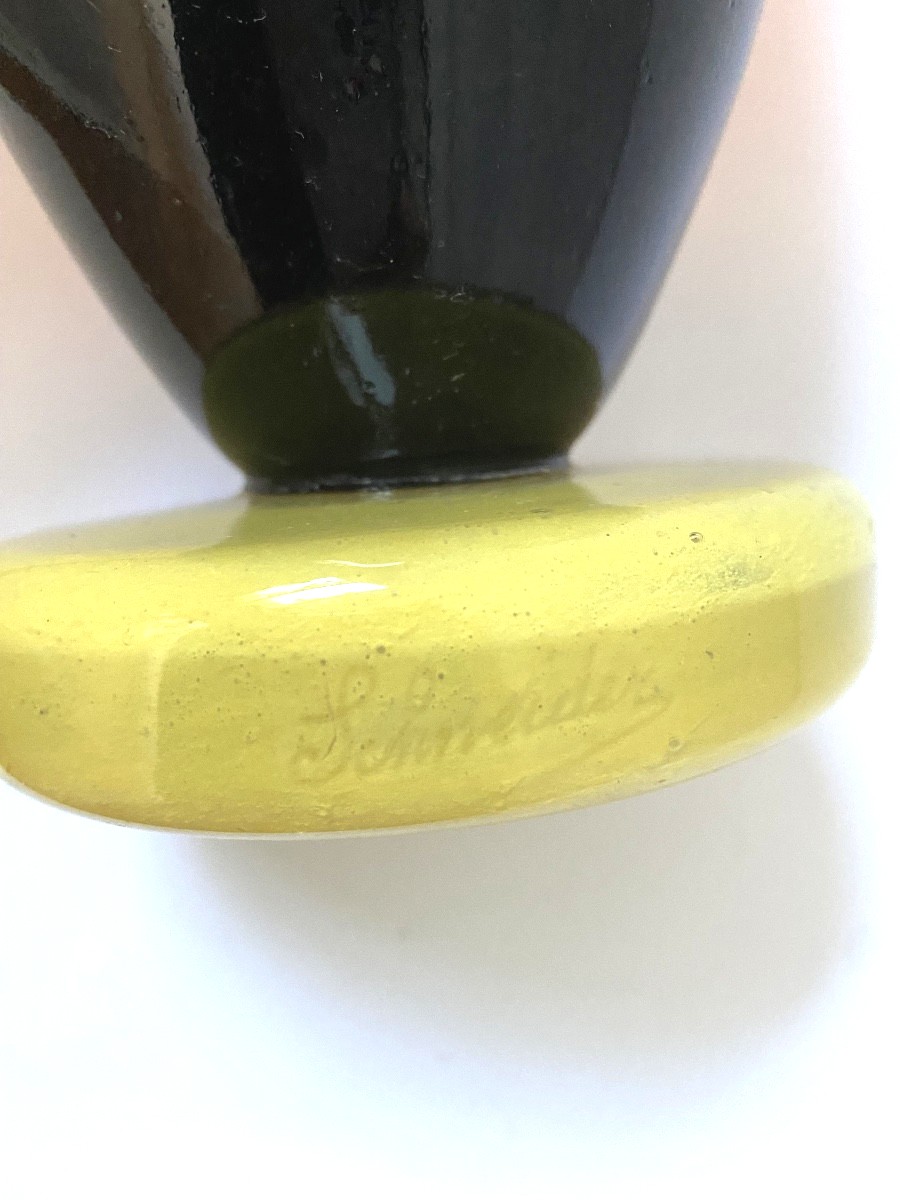 Schneider Charles :  vase série "Filetés" vers 1925-photo-3