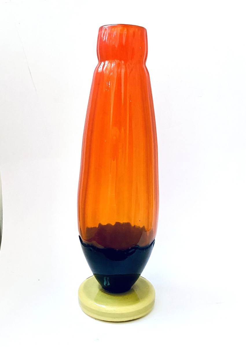 Schneider Charles :  vase série "Filetés" vers 1925-photo-6