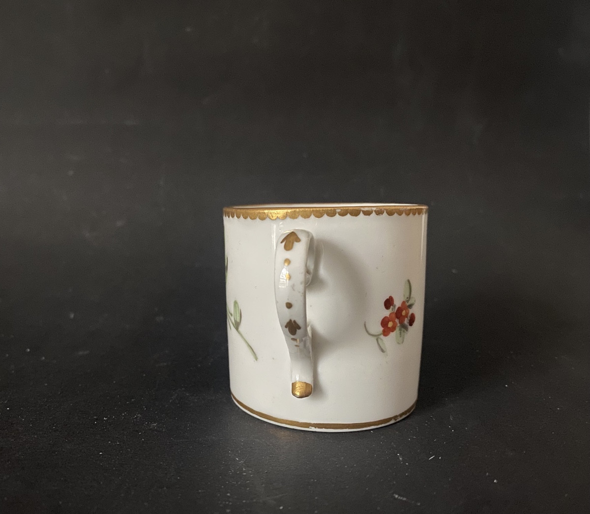 Porcelaine Cup  "litron"  Locré  Factory , 18th Century-photo-3