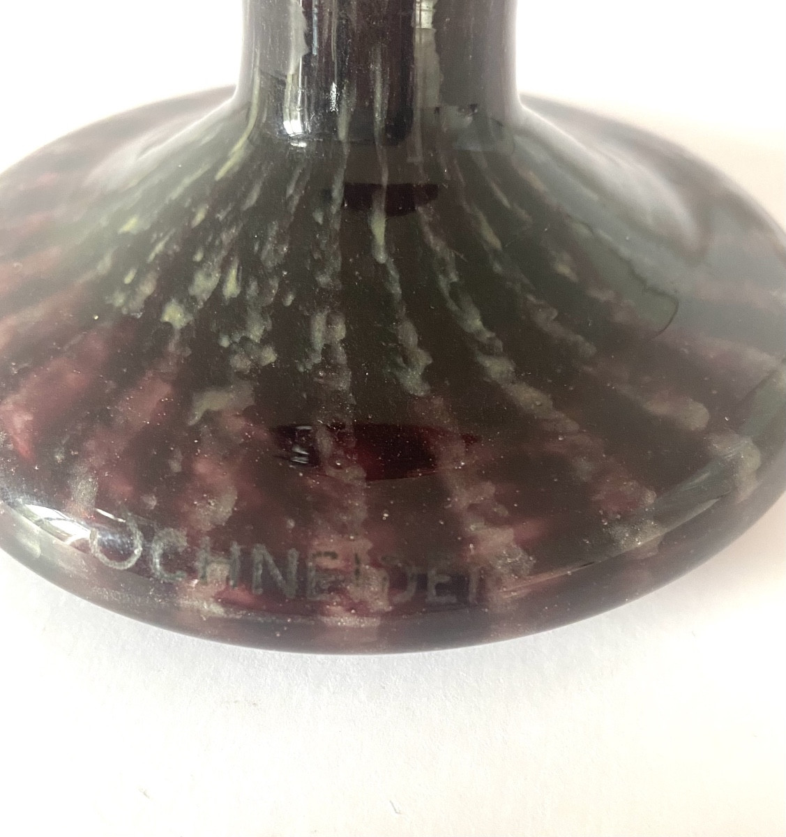 Charles Schneider  : Glass Bowl Circa 1920 , Art Deco Period-photo-4