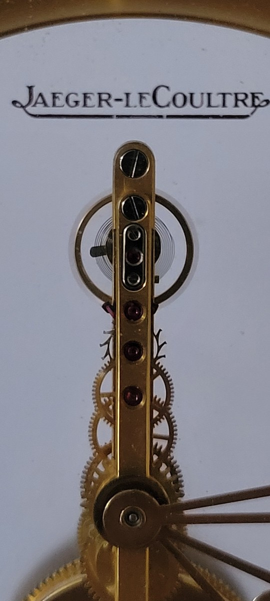 Jaeger Lecoultre , Clock With Baguette Movement Circa 1950-1955-photo-4