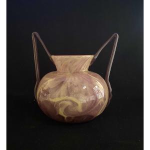 Schneider Charles : Large Vase Série "marbré"  Art Déco 1922 1924 