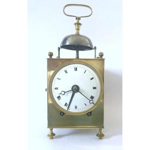 PENDULE CAPUCINE A  SONNERIE ET REVEIL  VERS 1800