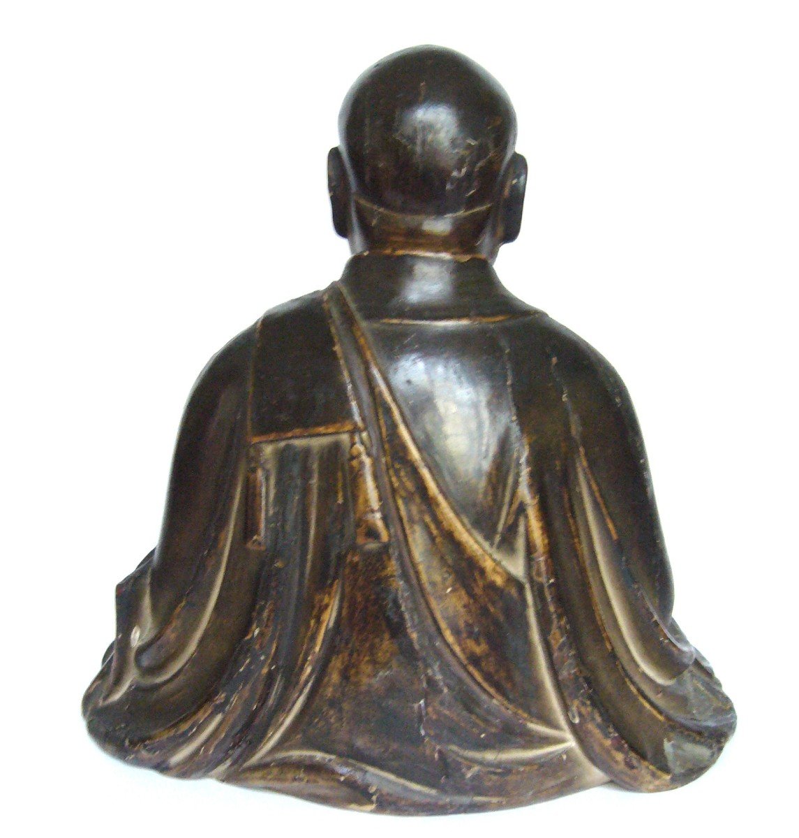 Statuette d'un Maître Zen, Japon -photo-1