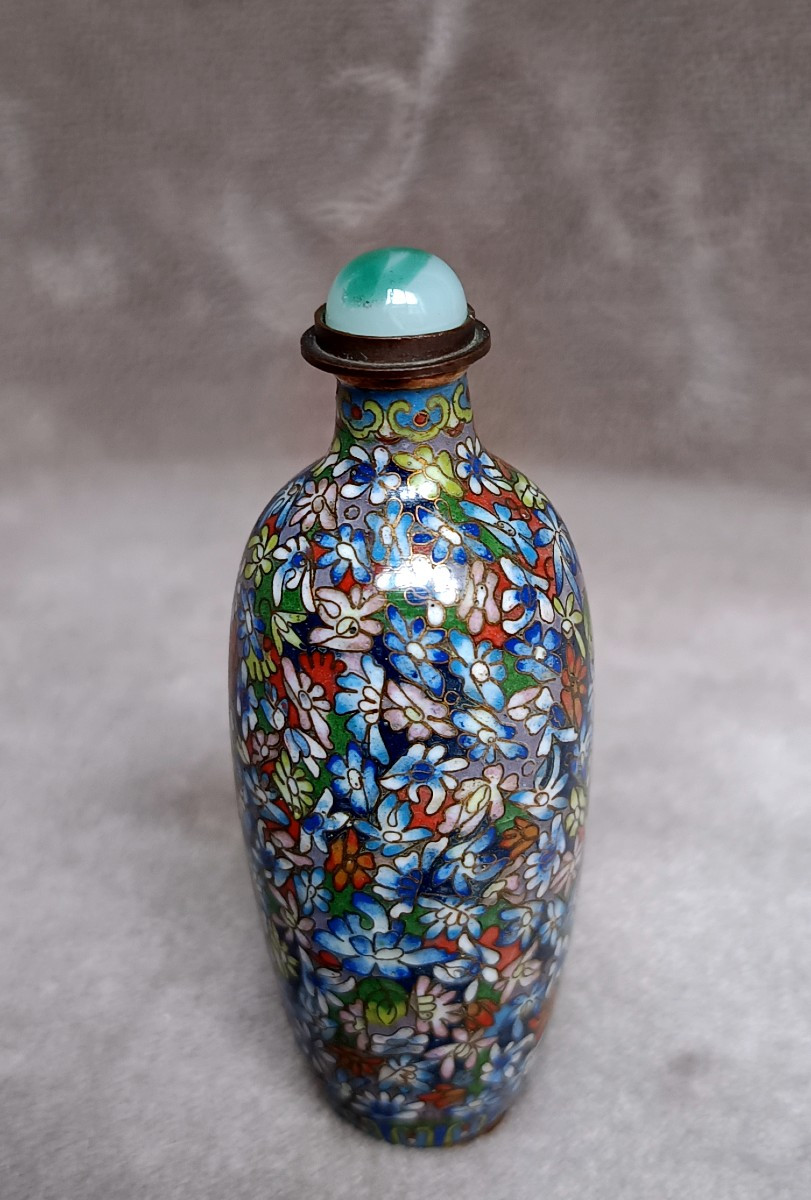 China - Cloisonné Enamel Snuffbox-photo-2