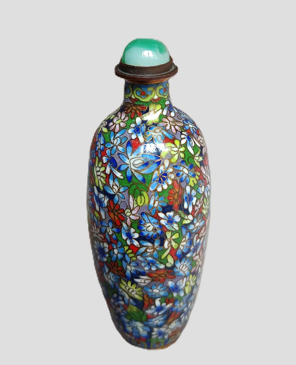 China - Cloisonné Enamel Snuffbox-photo-4