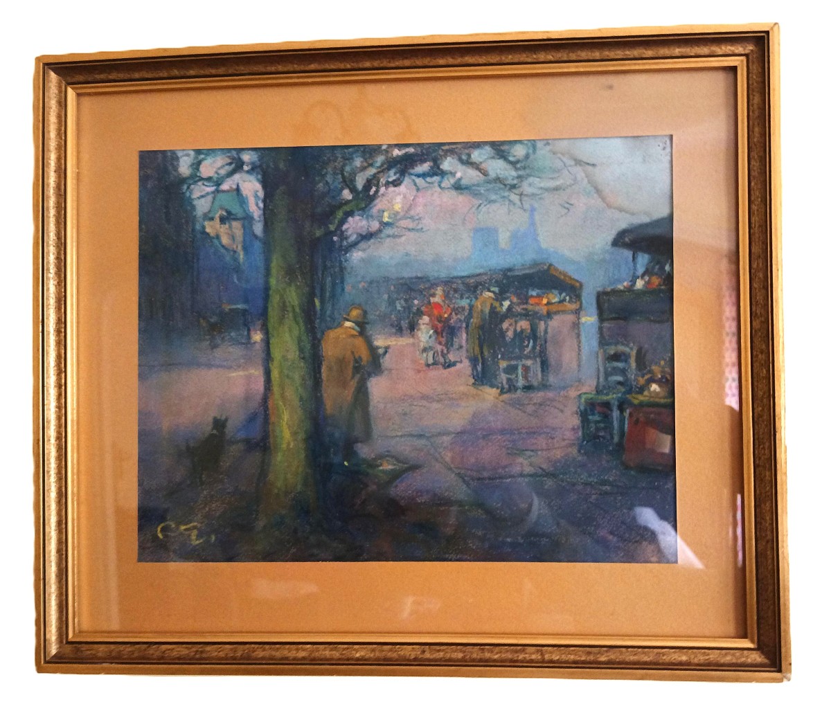 Les bouquinistes sur les quais de Seine, Louis Fortuney-photo-2