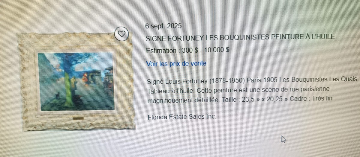 Les bouquinistes sur les quais de Seine, Louis Fortuney-photo-1