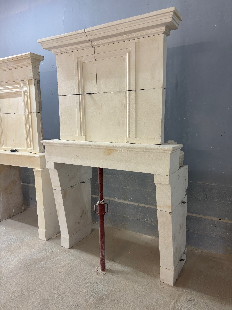 Antique Stone Fireplace -photo-2