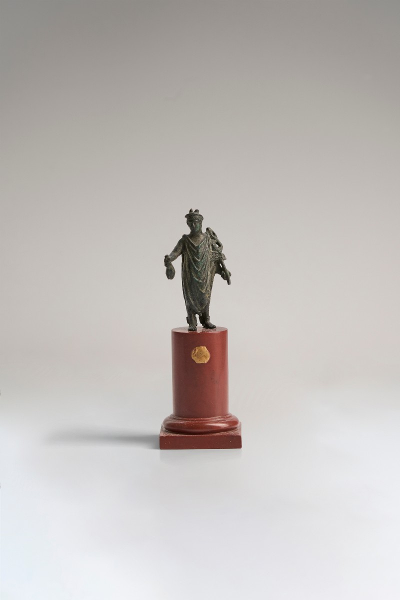 Empire Romain, Statuette de mercure en bronze 
