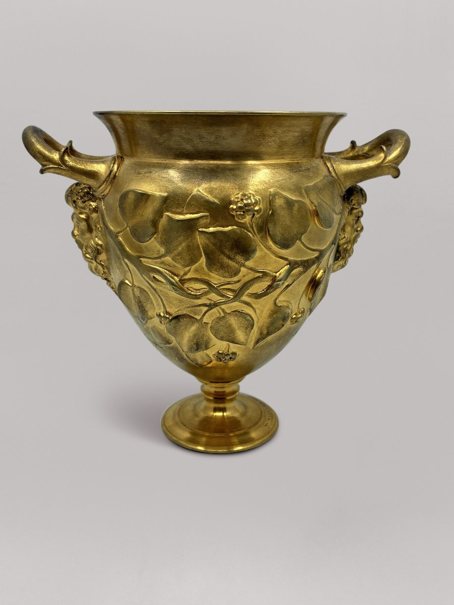 Small Two-handled Pedestal Bowl, Circa 1900-1906 - Ferdinand Levillain (1837-1905)-photo-4