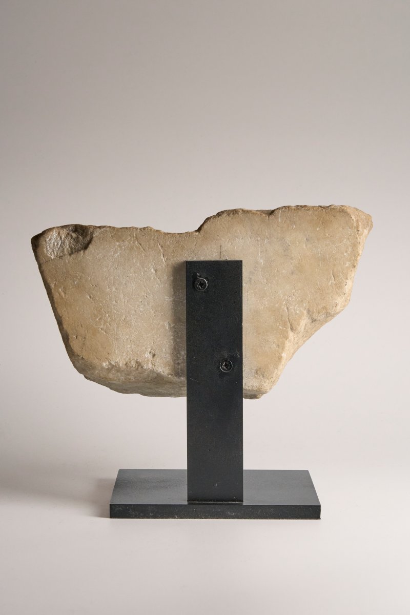Fragment de frise architecturale en marbre blanc - Art romain, Ier siècle après J.-C.-photo-3
