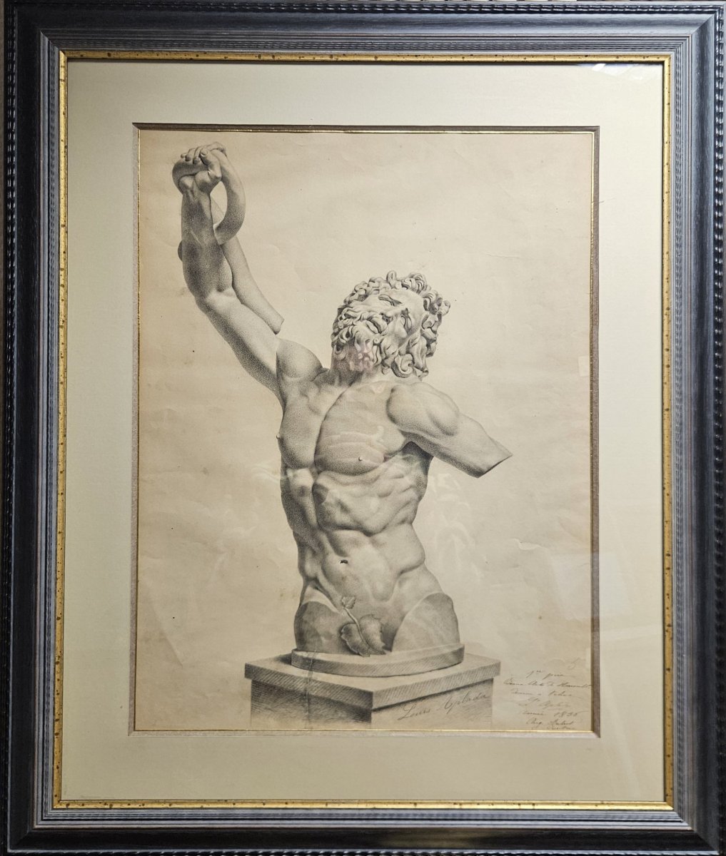 Academy Based On *the Laocoön* — Louis Aplada, 1896-photo-2