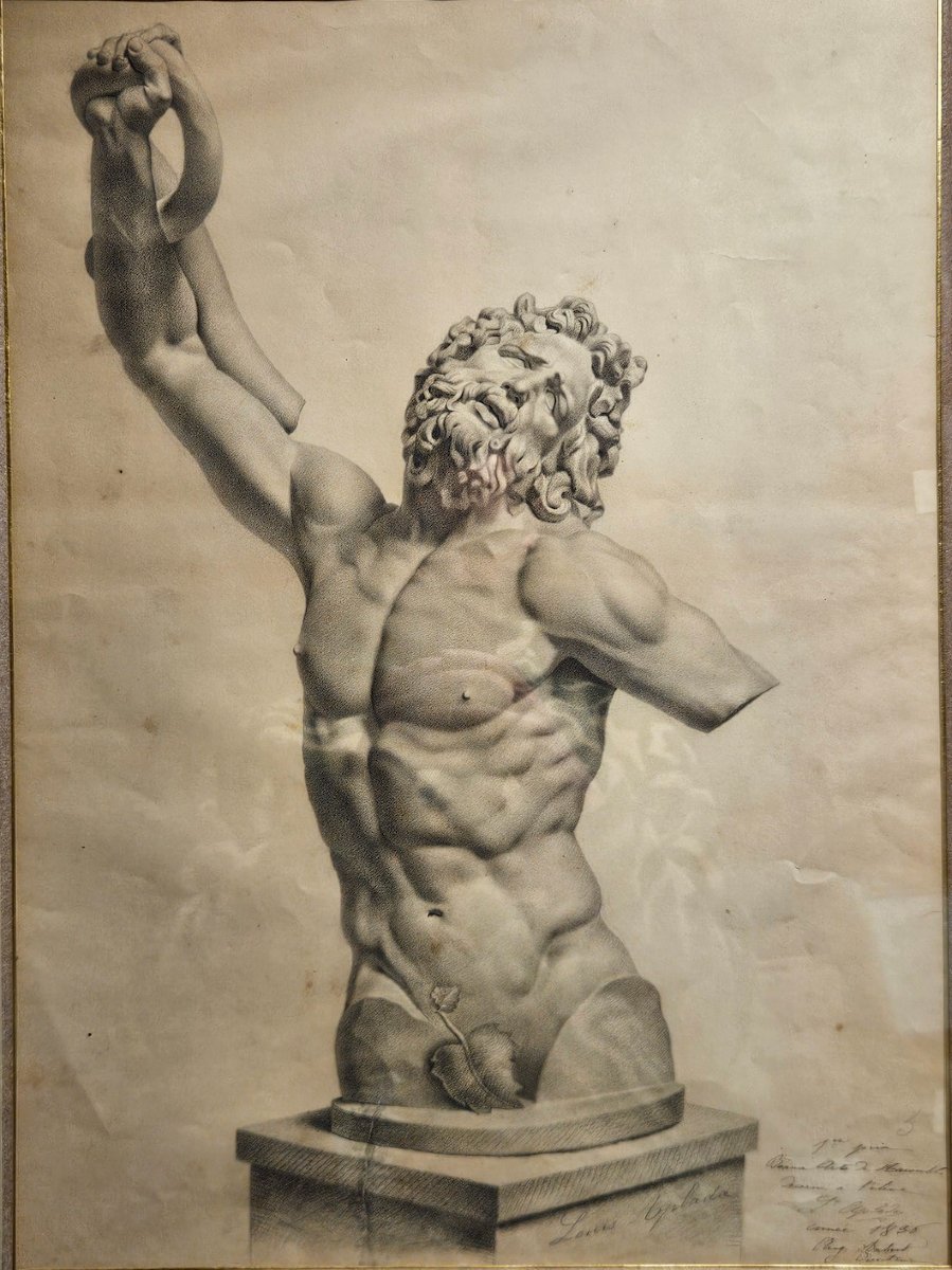 Academy Based On *the Laocoön* — Louis Aplada, 1896