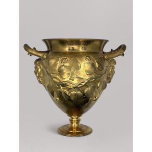 Small Two-handled Pedestal Bowl, Circa 1900-1906 - Ferdinand Levillain (1837-1905)