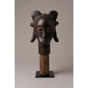 Fang Statue - Byeri-type Reliquary Head On Base