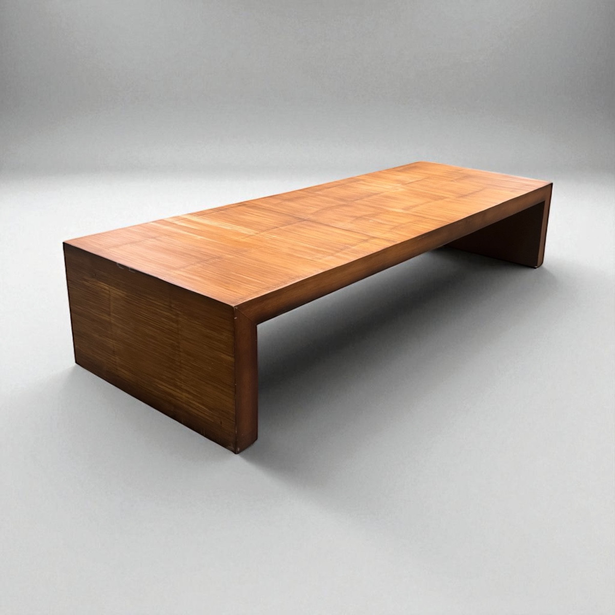 Table Basse Vintage En Bambou -photo-2