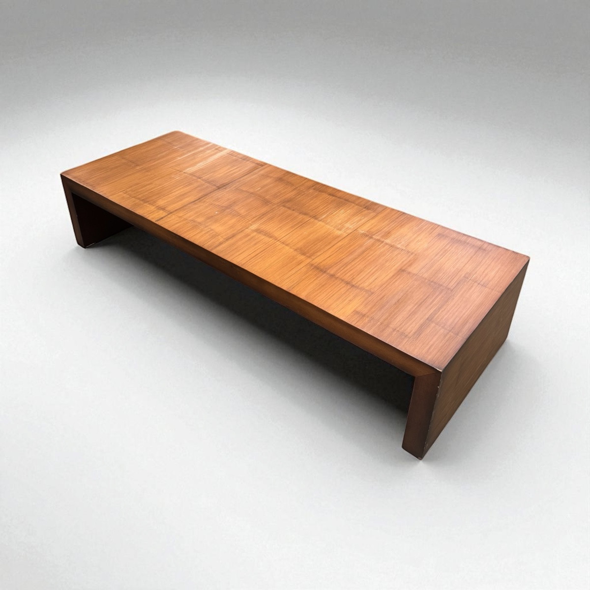 Table Basse Vintage En Bambou 