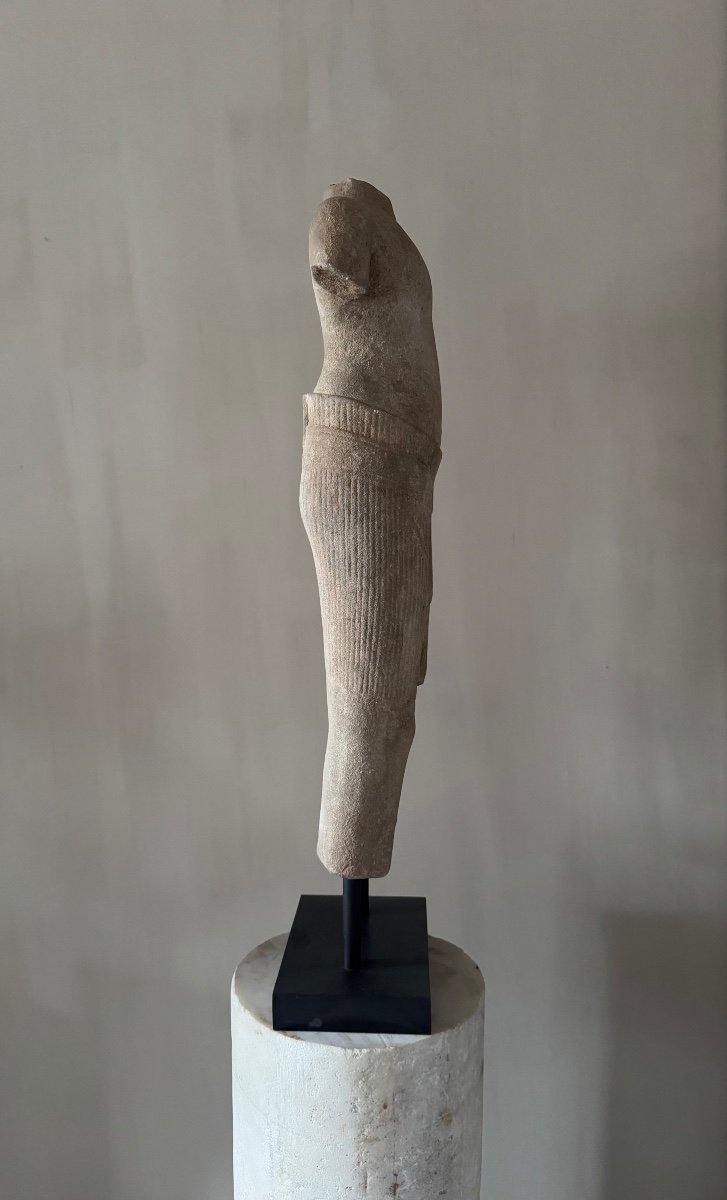 Baphuon Style Figure Of A Male Deity-photo-2