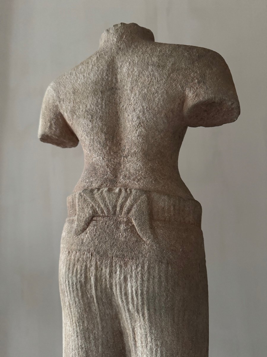 Baphuon Style Figure Of A Male Deity-photo-3