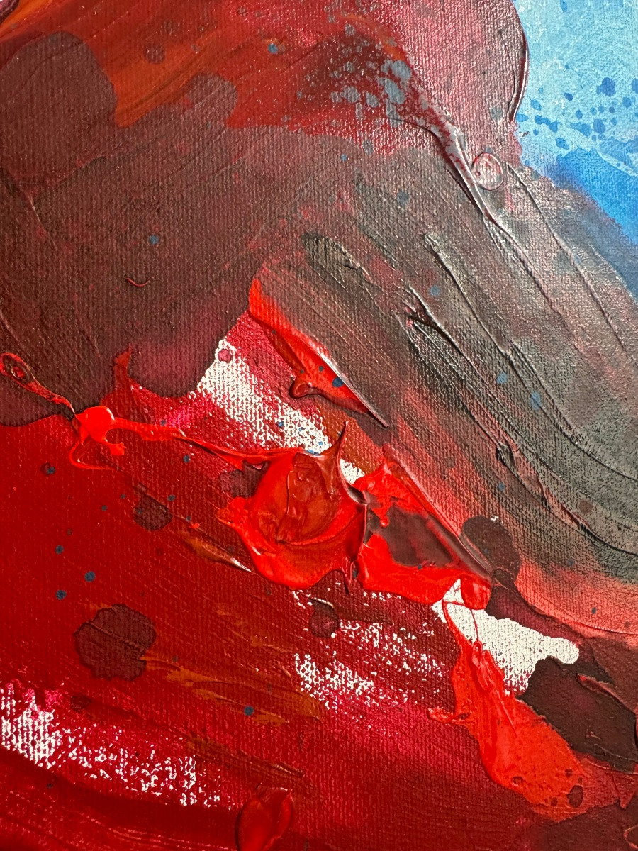 Untitled 1961 Signed Kazuo Shiraga -photo-5