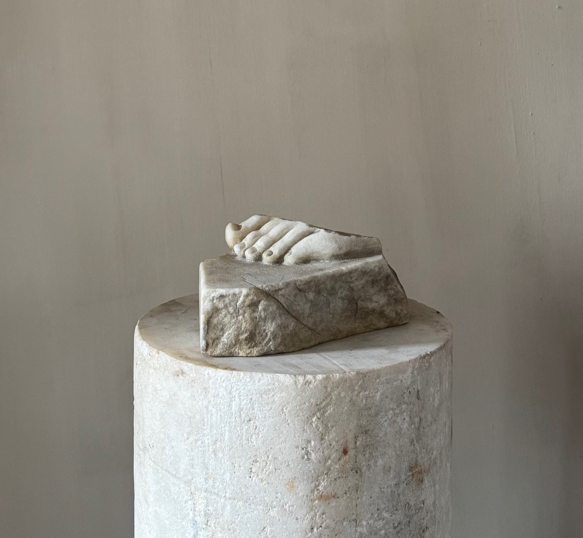 Marble Foot Fragment 