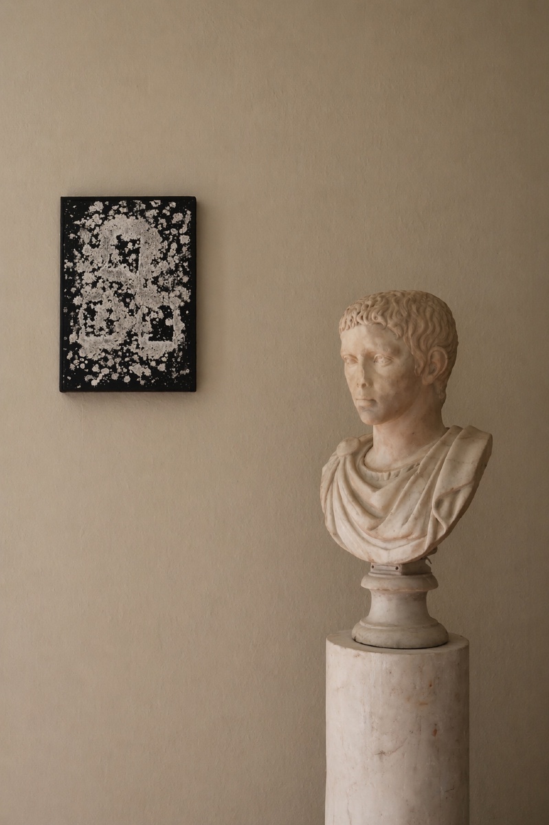 A Roman Marble Portrait Head Of A Youth