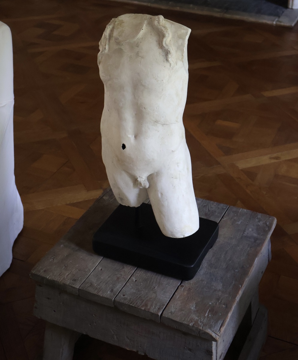 A Classical Academic Study In Plaster Of An Ephebe-photo-2