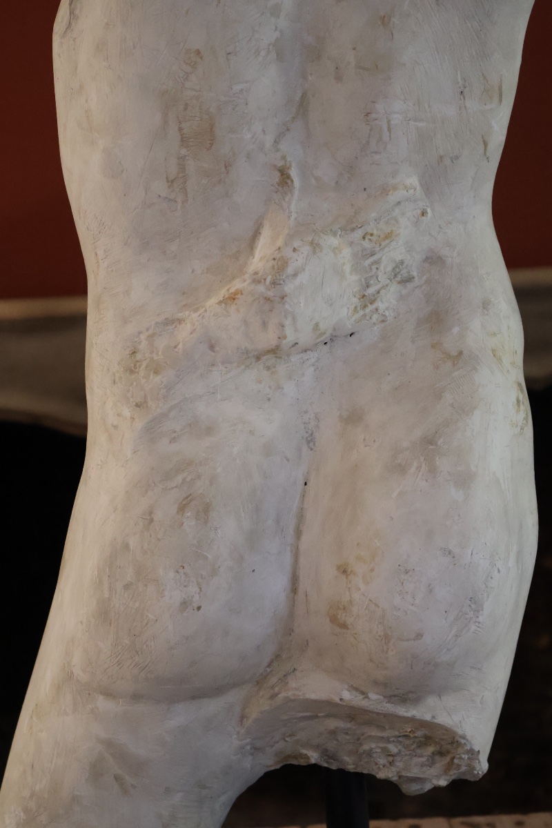 A Classical Academic Study In Plaster Of An Ephebe-photo-2