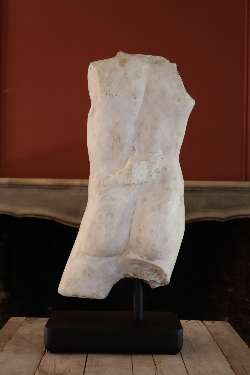 A Classical Academic Study In Plaster Of An Ephebe-photo-3