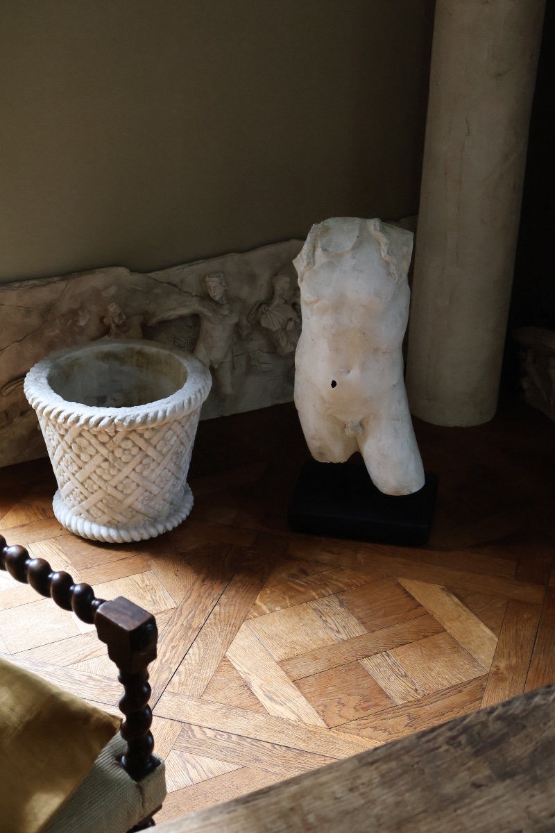 A Classical Academic Study In Plaster Of An Ephebe