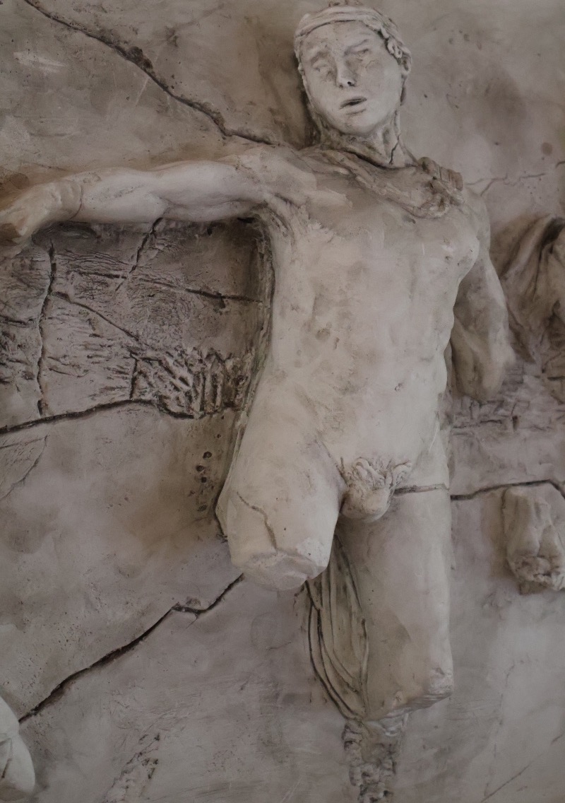 Plaster Fragment From The *centauromachy* -photo-2