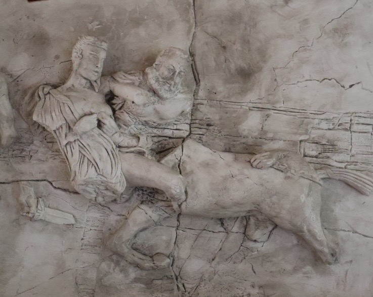 Plaster Fragment From The *centauromachy* -photo-3