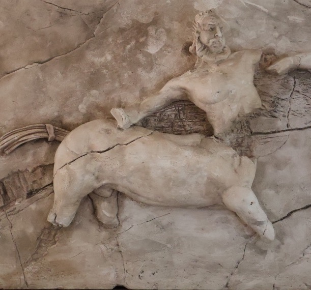 Plaster Fragment From The *centauromachy* -photo-4