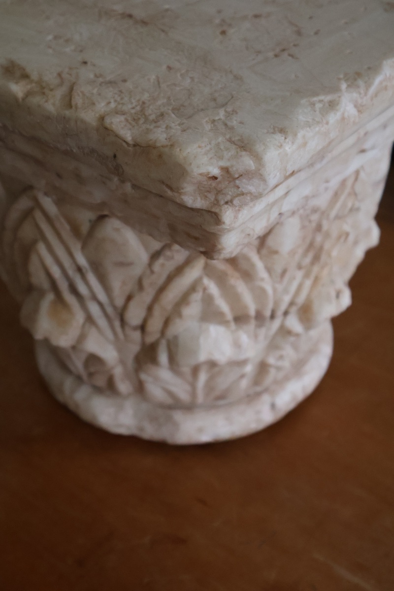 Small White Marble Capital -photo-4
