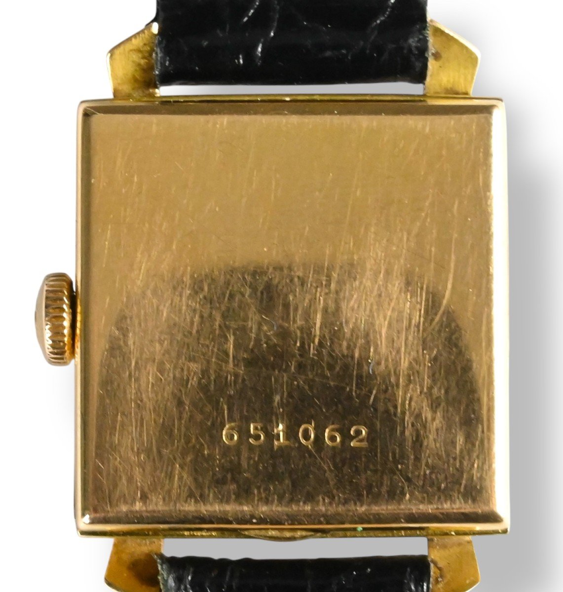Cadran Zenith Champagne Carré Vintage – 25,9/26 Mm, Sans Numéros, Date à 4h30, Pour Collection Ou Réparation