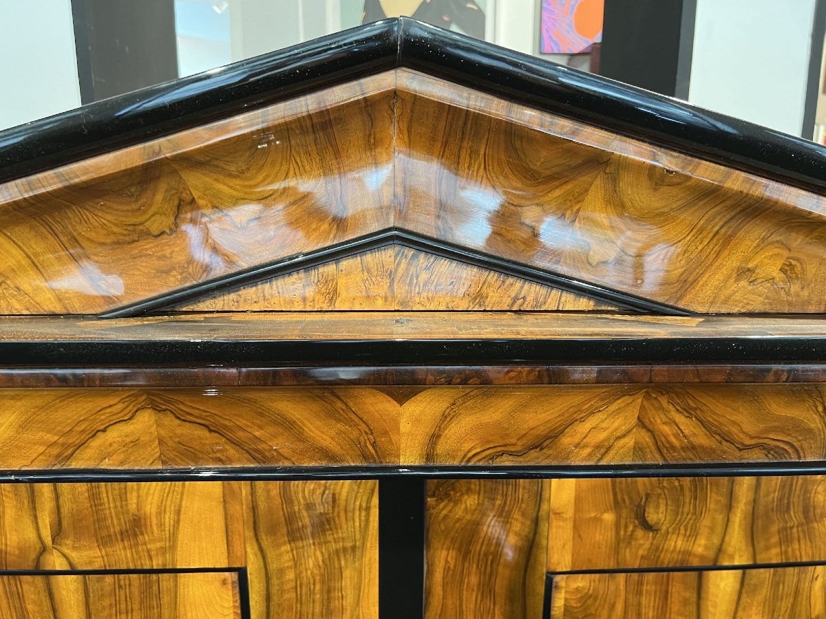 Armoire Biedermeier, Placage De Noyer, Allemagne Centrale Vers 1825-photo-6