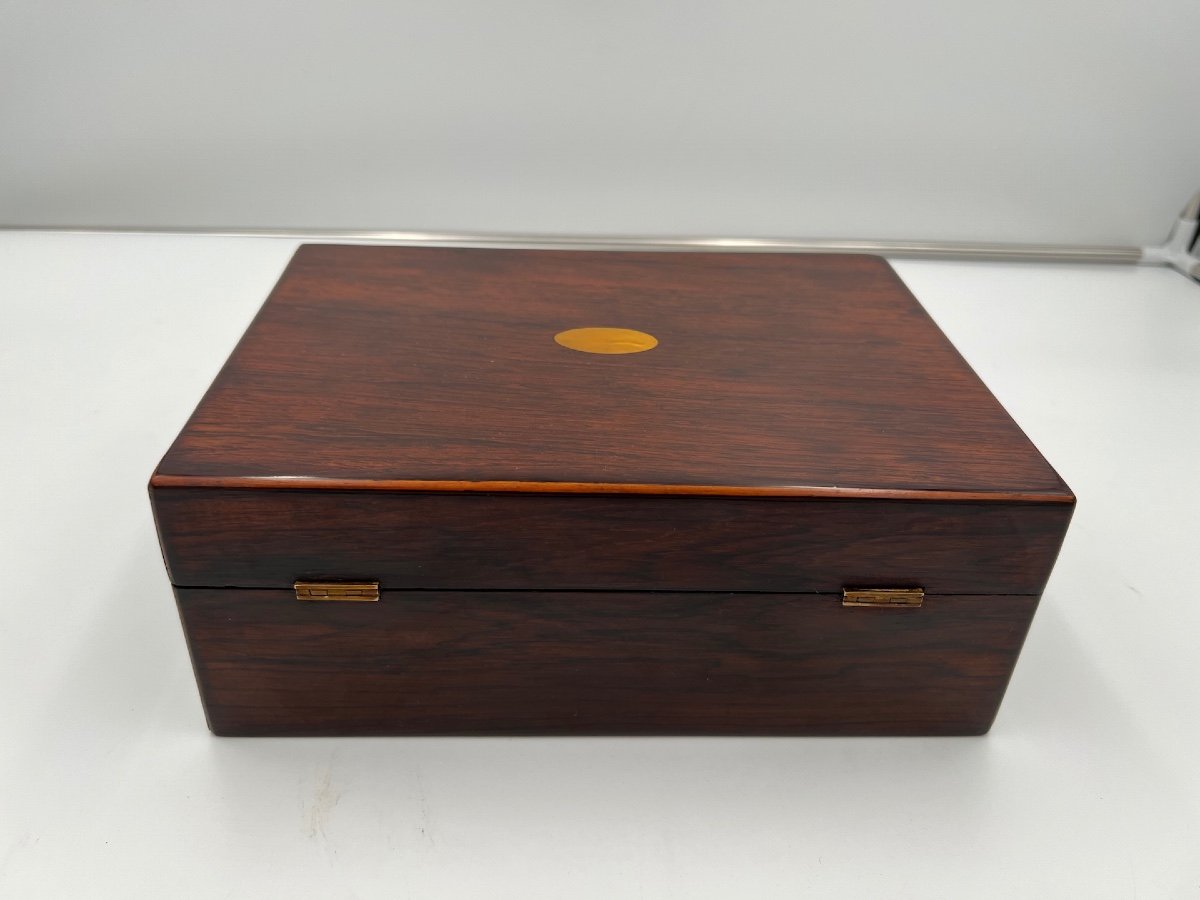 Neoclassical Box, Rosewood, France, 19th Century-photo-3