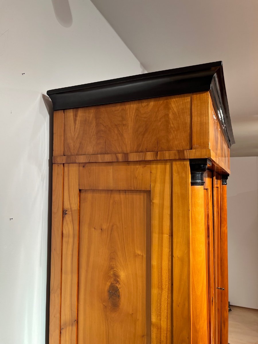 Biedermeier Wardrobe, Cherry Wood, South Germany Circa 1820-photo-3